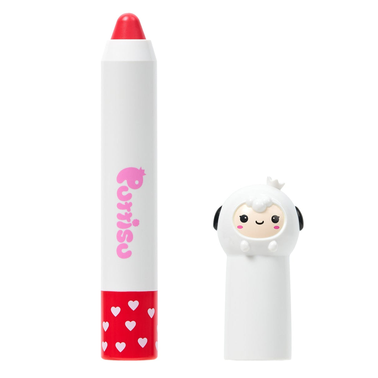 Lip crayon with sheep-shaped cap.