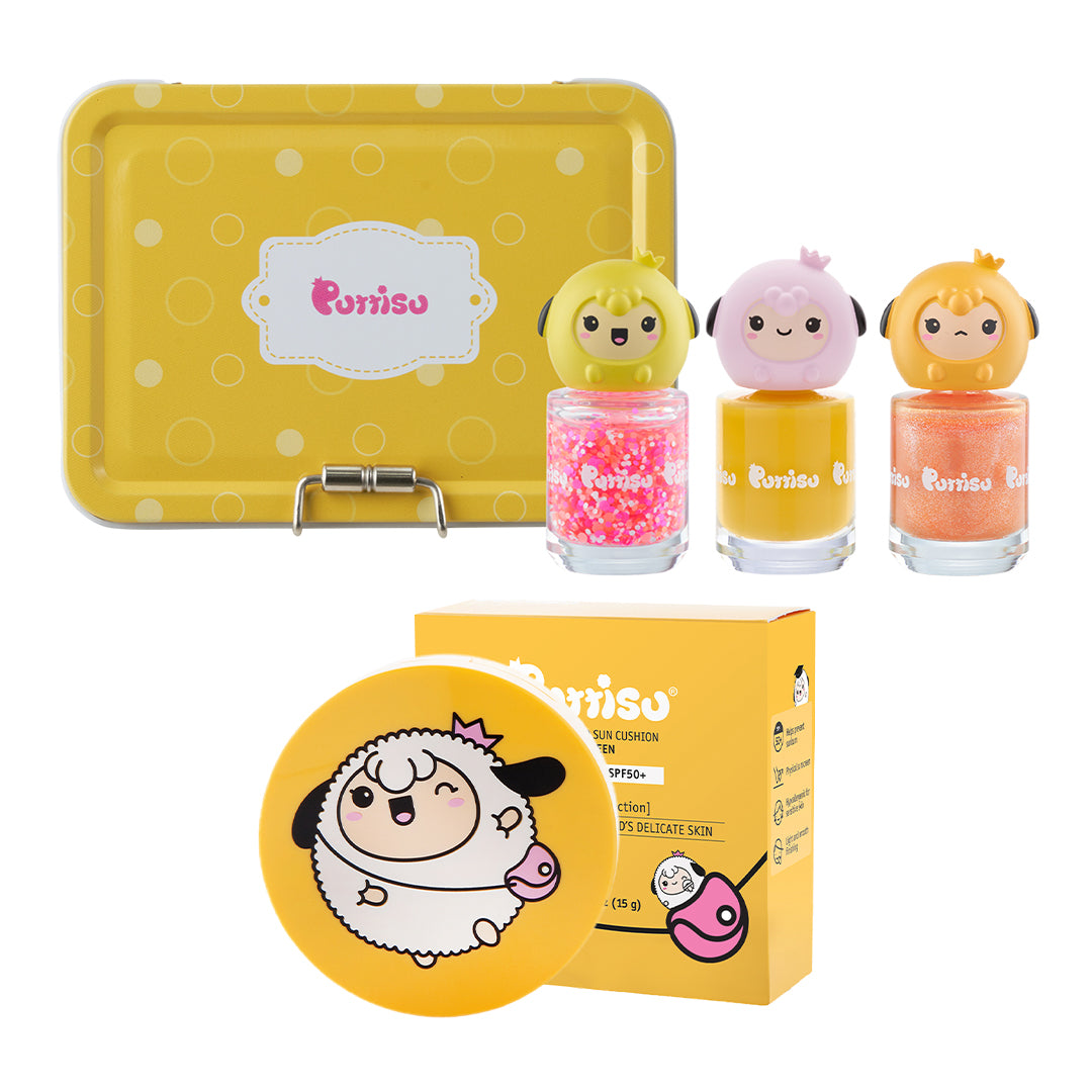 Assortment of Purriso cosmetics.