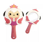 Puttisu Princess Mirror, themed hand mirror front and back view